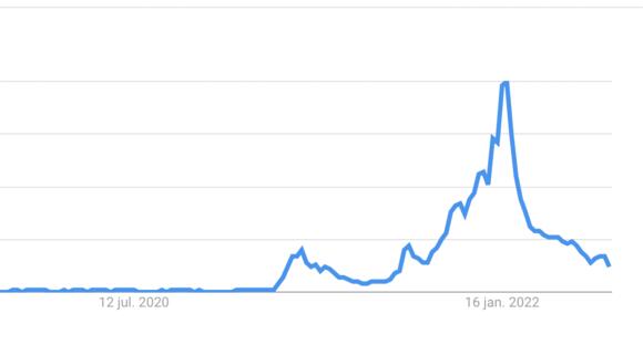 NFT google trends