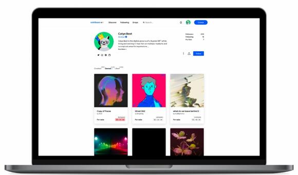 Coinbase NFT marktplaats voorbeeld