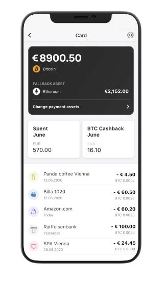 Bitpanda card