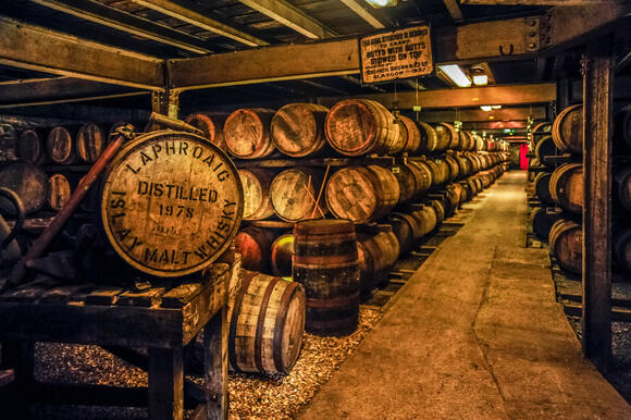 Whiskyvaten Laphroaig