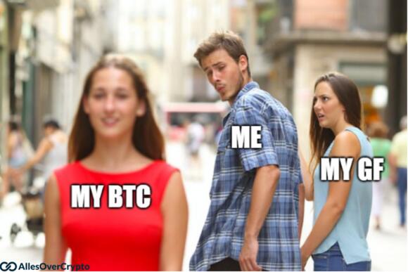 Me my gf my btc meme