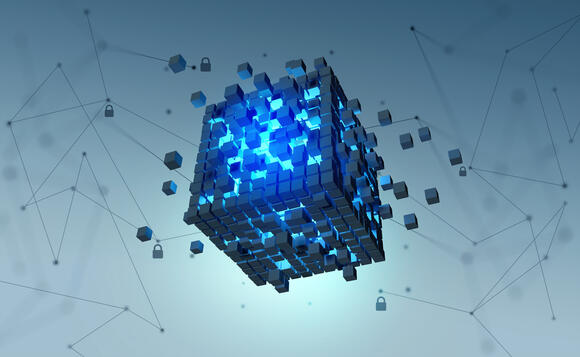 blockchain graphic