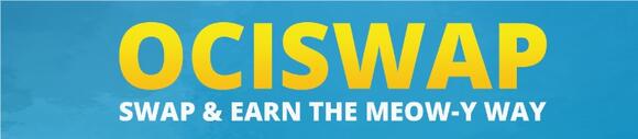 Ociswap swap and earn the meow-y way