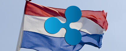 Ripple logo voor de vlag van Nederland