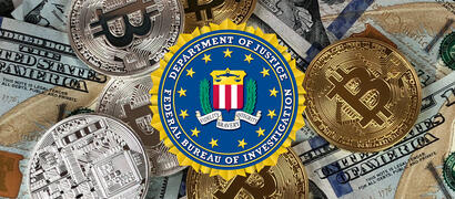 crypto munten met fbi logo