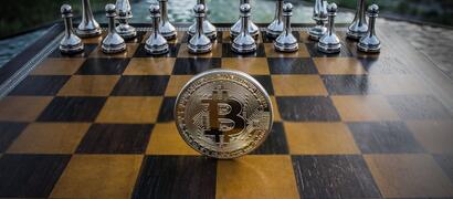 bitcoin op schaakbord