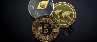 Bitcoin Ripple Ethereum coins