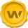 Wax coin logo