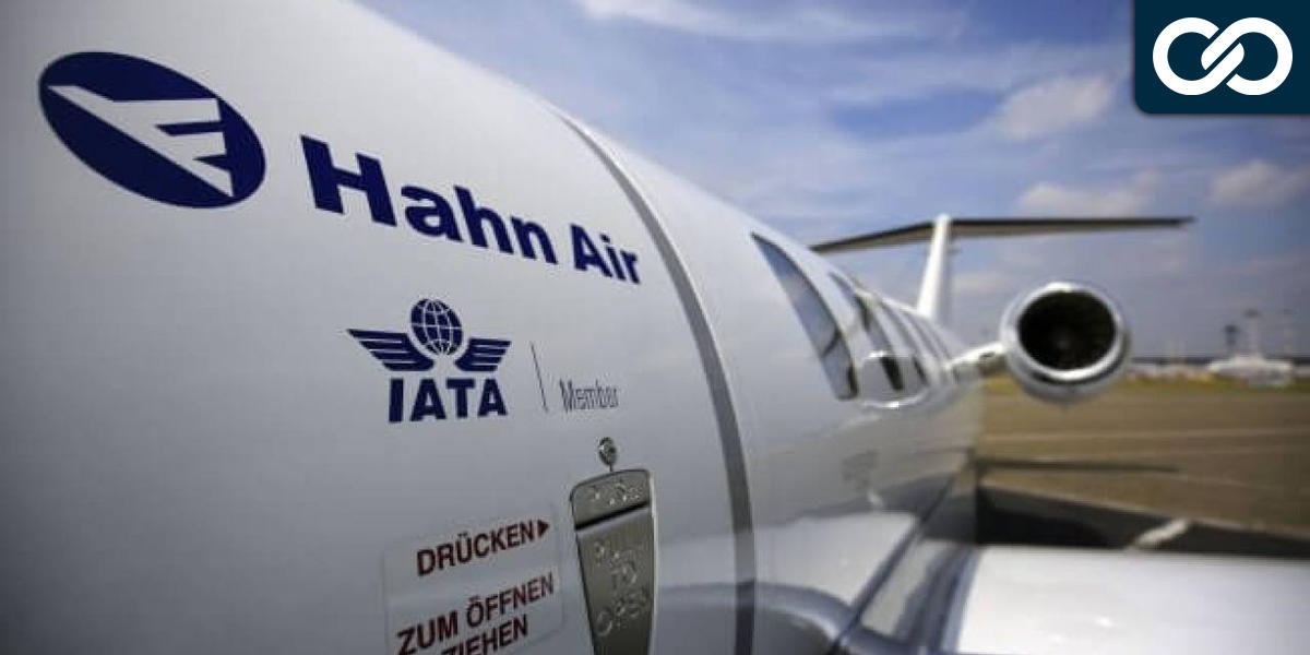 Hahn Air vliegtuig